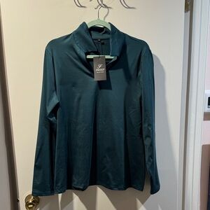 Women's Teal Long Sleeve Top